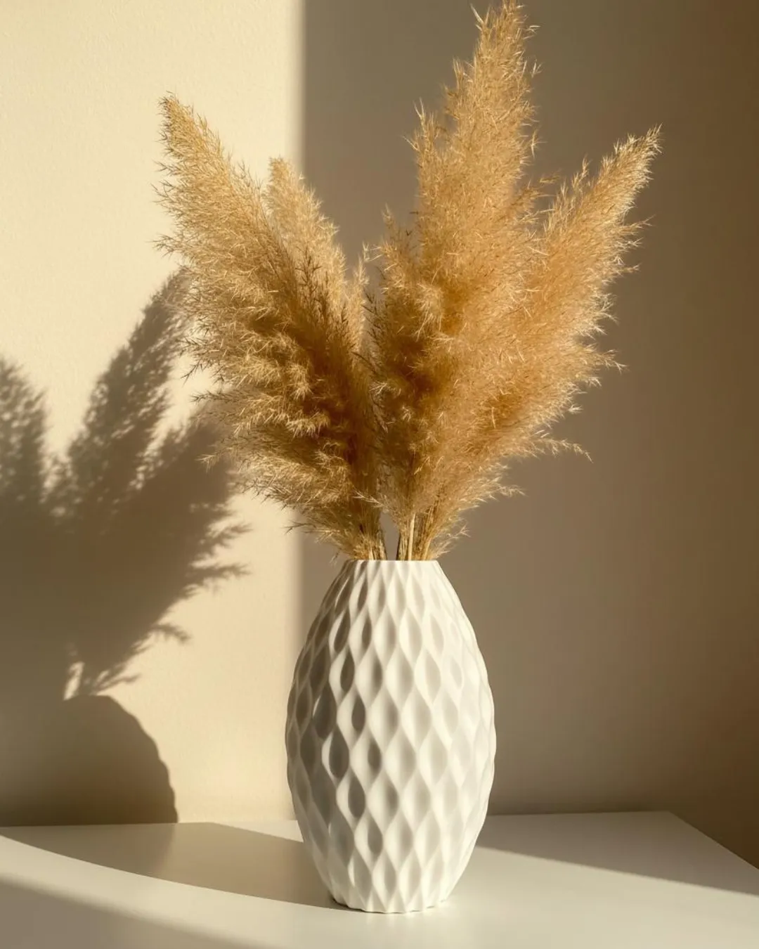 Riva Flower Vase in White